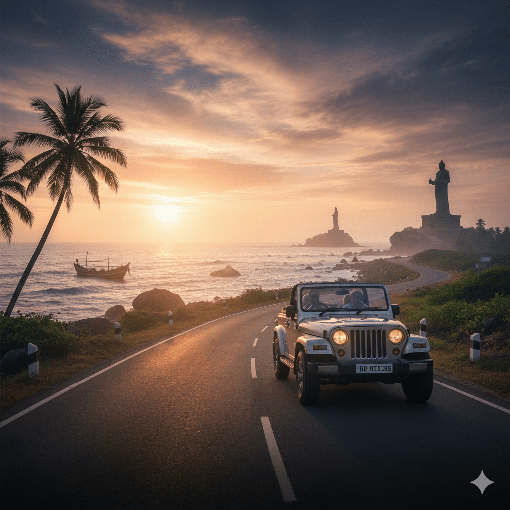 TRIVANDRUM LOCAL AND KANYAKUMARI Kerala tour package by Go Route 7